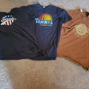 3 Large Tennis Tshirts